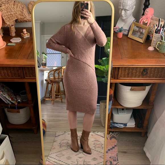 C/MEO Collective | Midi Long Sleeve Sweater Dress - Picture 12 of 12